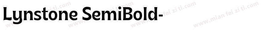 Lynstone SemiBold字体转换